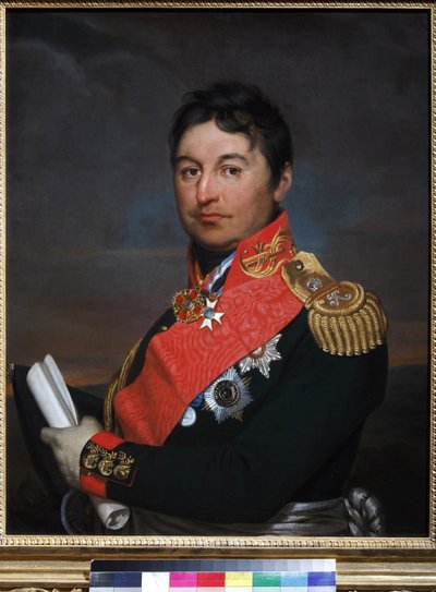 Portrait of General Alexander Dmitriyevich Balashov by Alexander Grigoryevich Vanek
