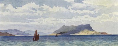 Gibraltar from the West by Alexander Henry Hallam Murray