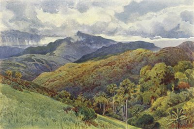 The Mountains from Pallekelly by Alexander Henry Hallam Murray