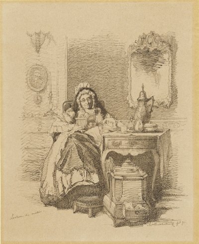 Reading Old Lady by Alexander Hugo Bakker Korff
