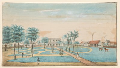 View of the Sugar Plantation Catharina Sophia by Alexander Ludwich Brockmann