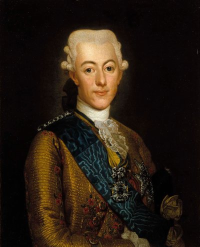 Gustav III, King of Sweden by Alexander Roslin