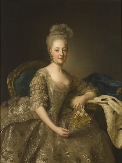 Hedvig Elisabet Charlotta (1759-1818), Princess of Sweden, Duchess of Södermanland, later Queen of Sweden and Norway by Alexander Roslin