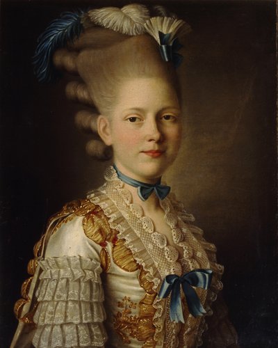 Portrait of Countess Kh. Obolenskaya by Alexander Roslin