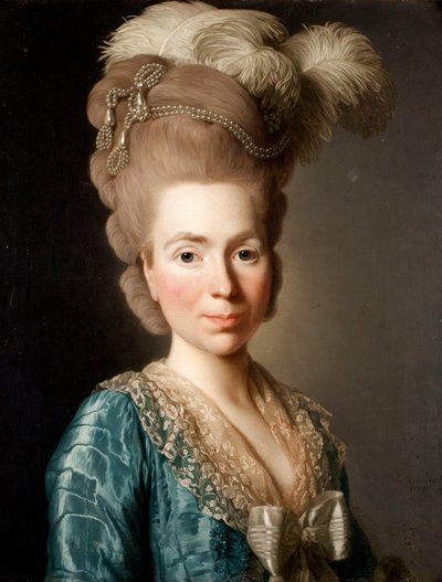 Portrait of Princess Natalia Petrovna Golitsyn, born Tchernyshev by Alexander Roslin