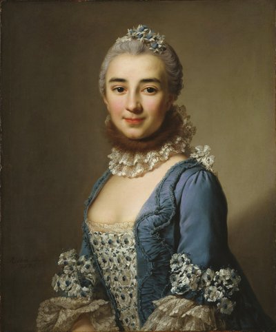 Unknown Lady, possibly Madame Deshanges by Alexander Roslin