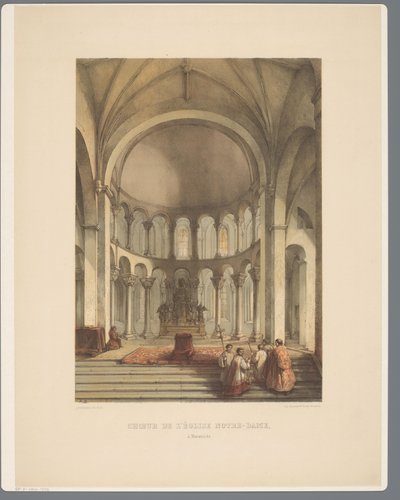 Interior of the Basilica of Our Lady in Maastricht by Alexander Schaepkens