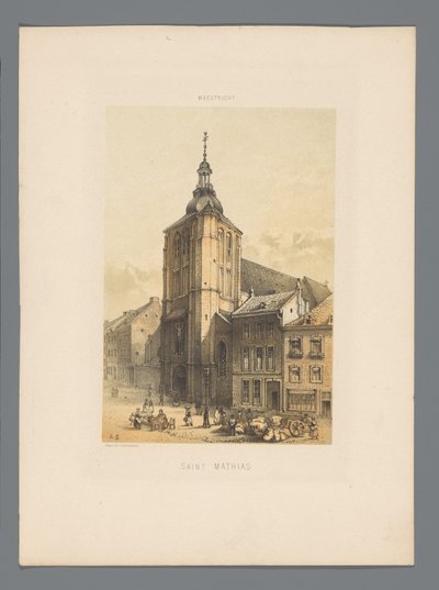 Saint Matthias Church in Maastricht (series title: Monuments of Maastricht) by Alexander Schaepkens