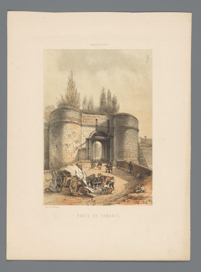 Tongersepoort in Maastricht by Alexander Schaepkens