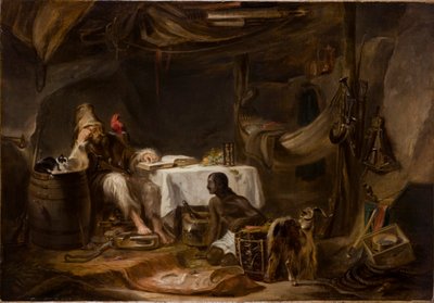 Robinson Crusoe and Man Friday by Alexander Snr Fraser