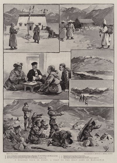 A Holiday Tour in Tibet, a Visit to the Holy Lake of Mansalwar by Alexander Stuart Boyd