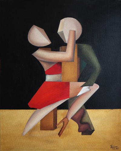 Passionate Cubist Embrace by Alexander Trifonov