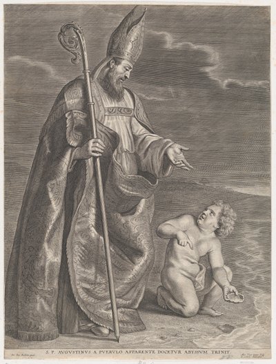 Saint Augustine Appearing to a Child on a Beach, ca. 1662-95 by Alexander Voet