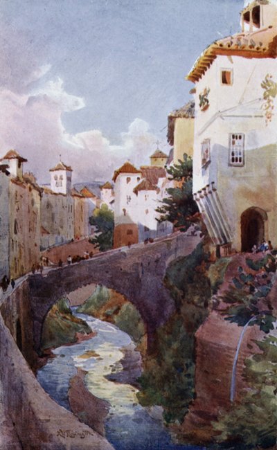 In the Albaicin, Granada by Alexander Wallace Rimington