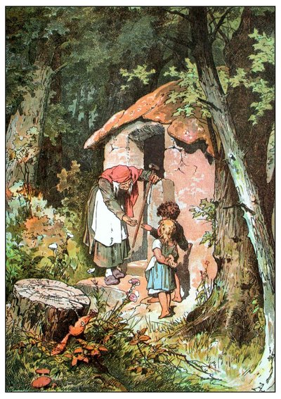Illustration for Hansel and Gretel by the Brothers Grimm by Alexander Zick