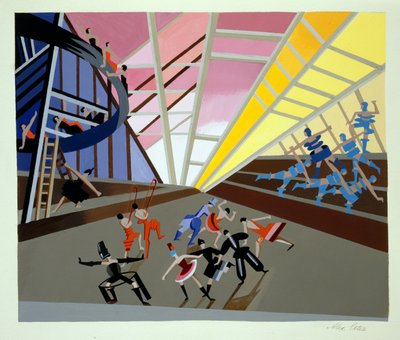 Set Design for a Ballet (illustration from 