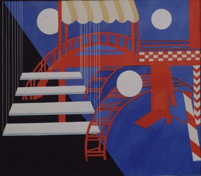 Stage design Revue for the Edition Décors de Théâtre by Alexandra Alexandrowna Exter