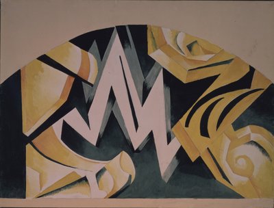 Stage design for the play Romeo and Juliet by W. Shakespeare by Alexandra Alexandrowna Exter