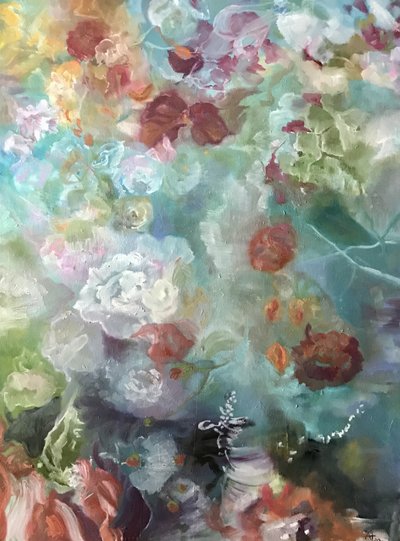 Dreamy Floral Garden by Alexandra Higgins