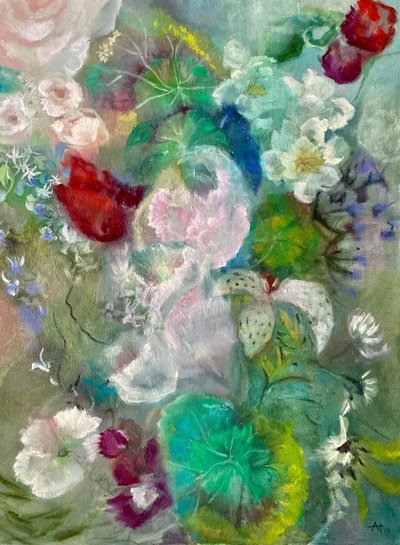 Vibrant Garden Blooms by Alexandra Higgins