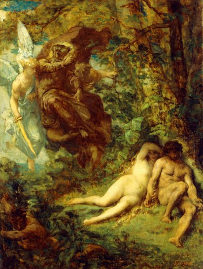 Study for Paradis Perdu by Alexandre Cabanel