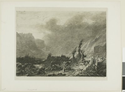 Alpine Landscape by Alexandre Calame