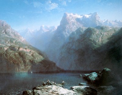 Lake Lucerne (Symphony in Blue) by Alexandre Calame