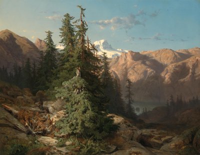 In the Bernese Oberland by Alexandre Calame