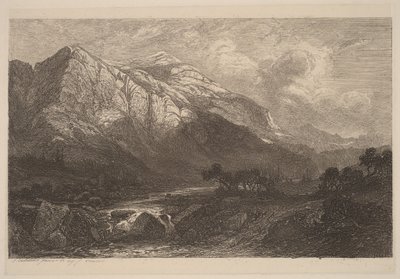 Mountain Stream by Alexandre Calame