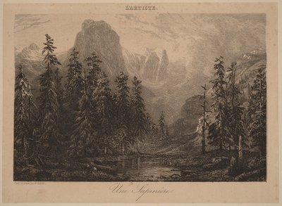 A Pine Forest by Alexandre Calame