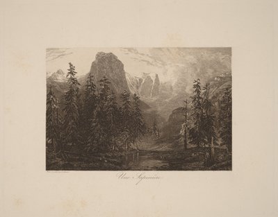 A Fir Plantation by Alexandre Calame