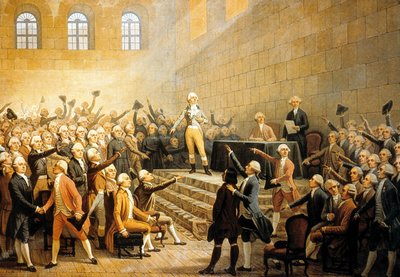 Assembly of the notables of the Dauphine, France, on July 21 by Alexandre Debelle