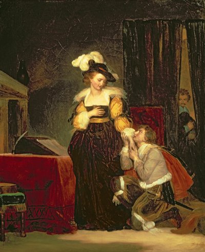 Mary Queen of Scots with Rizzio by Alexandre Evariste Fragonard