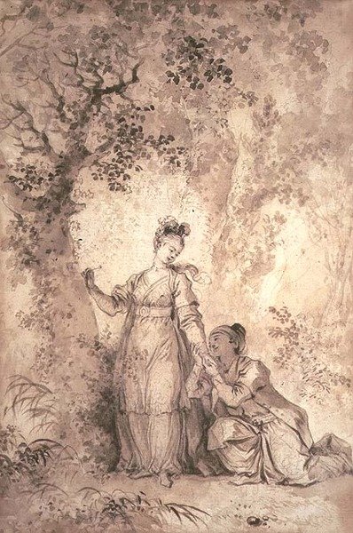 The Fiancee of the King of Garbe: the Tree by Alexandre Evariste Fragonard