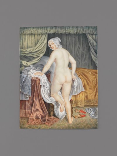 A Lady Going to Bed, after J. Van Loo by Alexandre Fiocchi