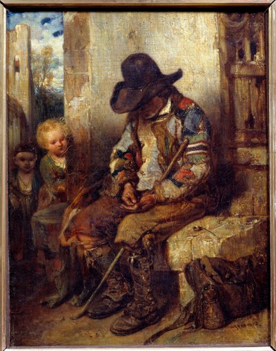 A Beggar with His Recipe by Alexandre Gabriel Decamps