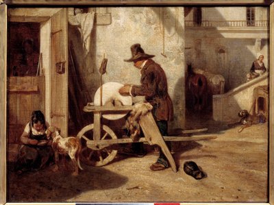 The Knife Grinder by Alexandre Gabriel Decamps