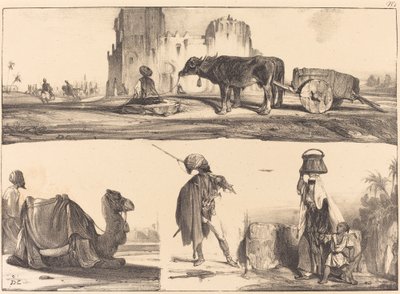 Oriental Vignettes by Alexandre Gabriel Decamps
