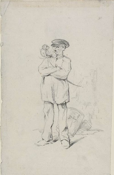 Sailor with a Monkey by Alexandre Gabriel Decamps