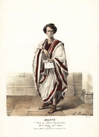 Jean-Bernard Joanny and Manlius in Manlius Torquatus by Marie-Catherine Desjardins, Theatre Royal de l