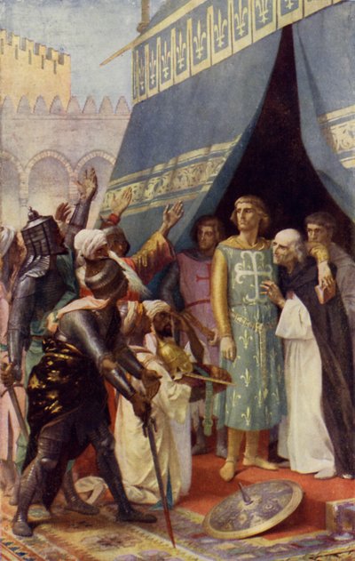 St Louis a Prisoner in the Hands of the Saracens by after Alexandre Cabanel