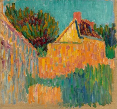 Small House in Front of Bushes, c. 1907 by Alexei Javlensky von