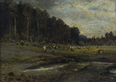 Elk Island in Sokolniki by Alexei Kondratyevich Savrasov