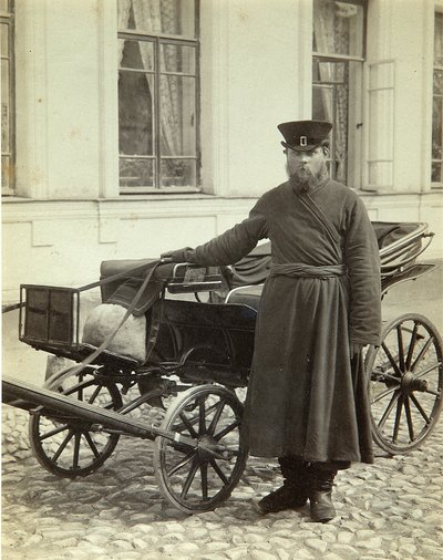 A Coachman by Alexei Sergeevich Mazurin