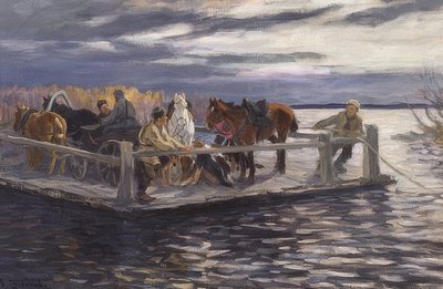 A Ferry by Alexei Steipanovitch Stepanov