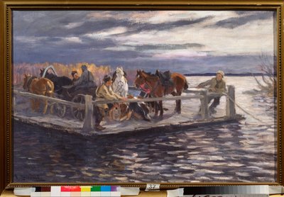 A Ferry by Alexei Steipanovitch Stepanov