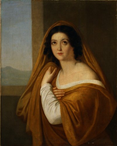 Portrait of Princess Yevdokia Avdotya Ivanovna Golitsyna, née Izmaylova by Alexei Yegorovich Yegorov