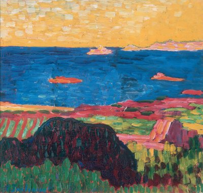 Coast near Carantec by Alexej von Jawlensky
