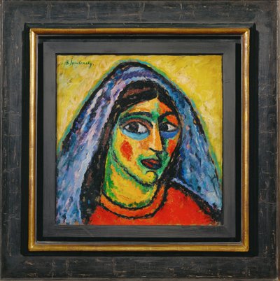 Manola with a Violet Veil by Alexej von Jawlensky