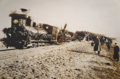 The Borki Train Disaster on October 29 by Alexey Mikhaylovich Ivanitsky